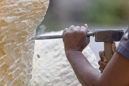 Granitpfaster verlegung